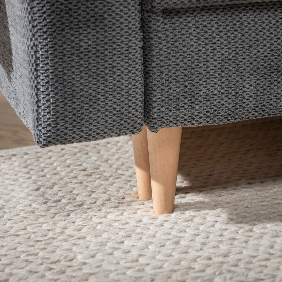 Sofa rozkładana szara AURA - 4