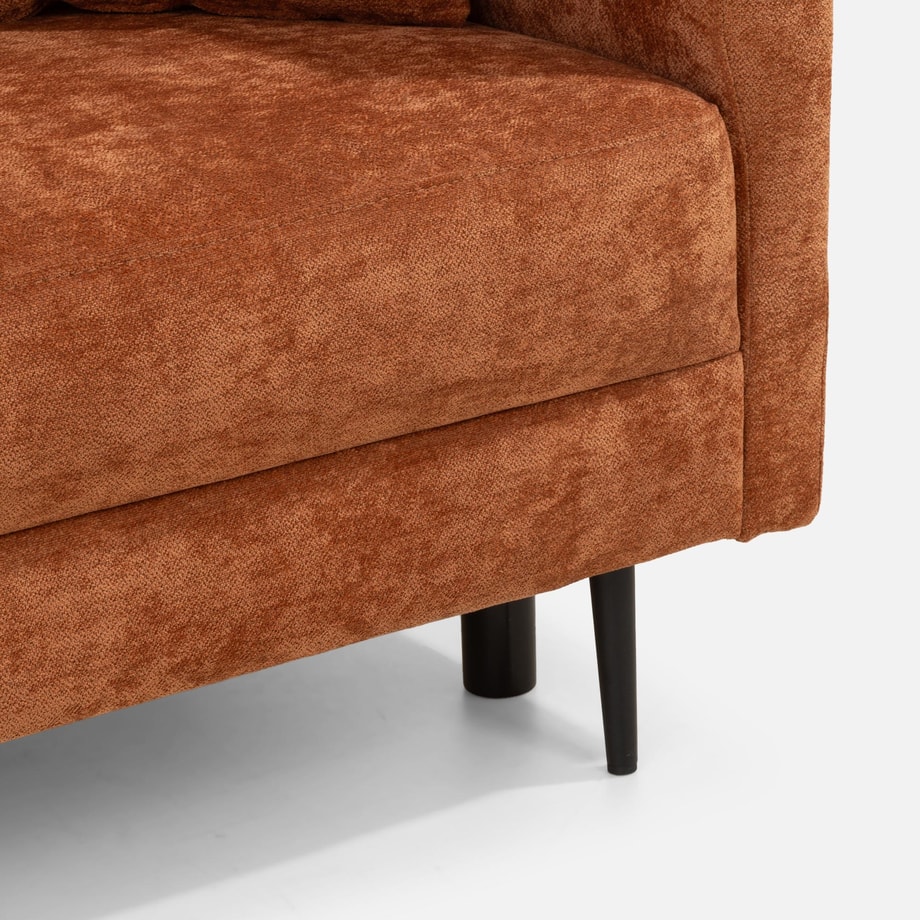 Sofa rozkładana ceglasta CAVA - 10