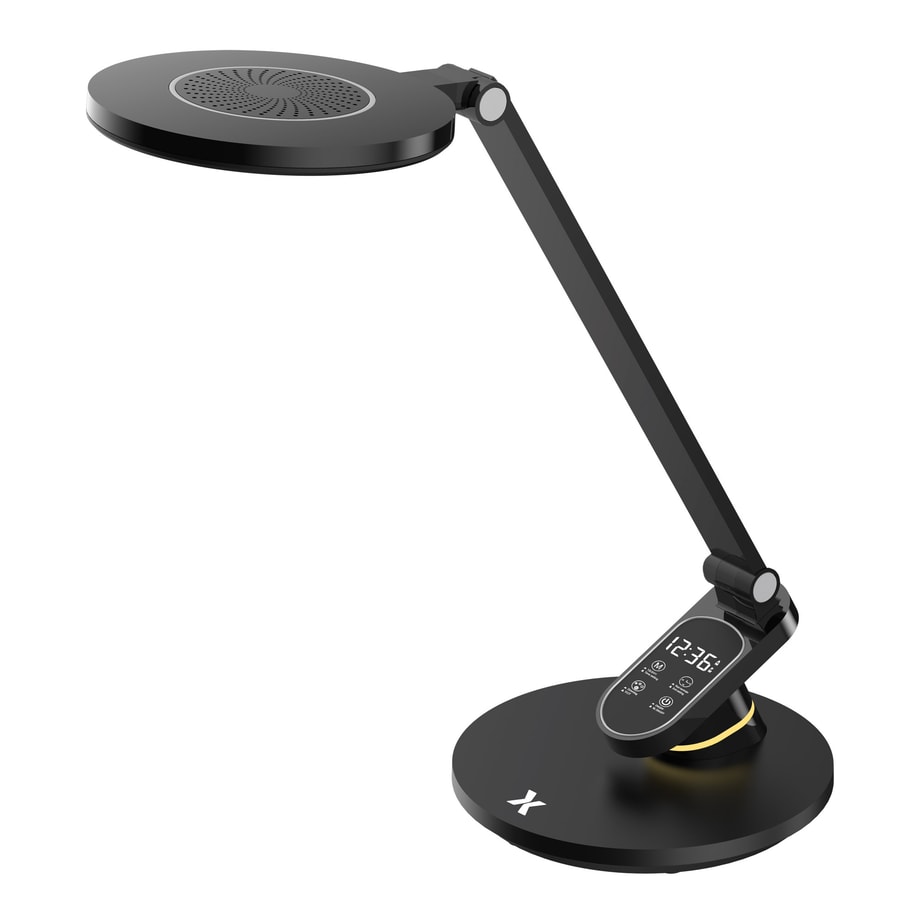 Lampa biurkowa LED z wyświetlaczem czarna ARTIS - 1