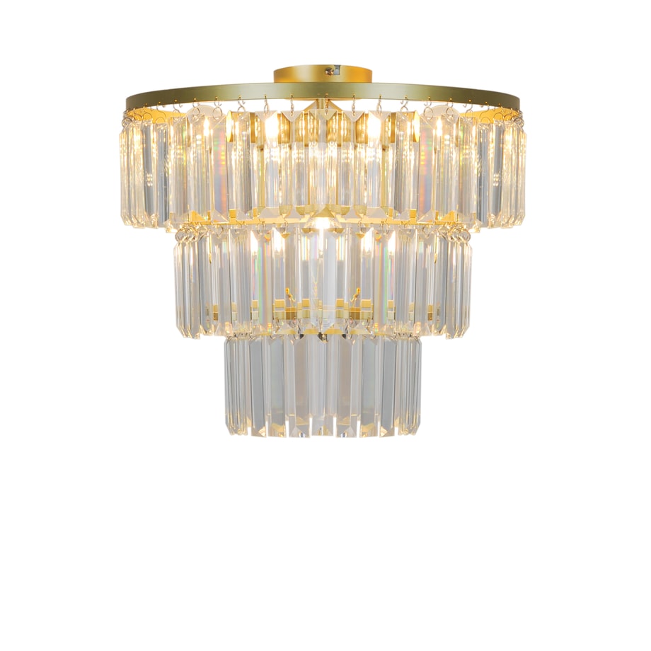 Lampa sufitowa glamour złota TIFANNY - 1