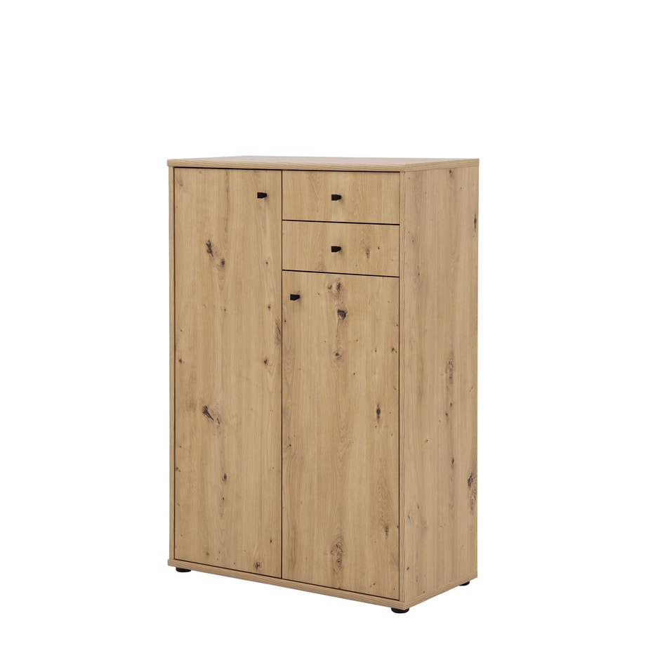 Komoda TEMPRA 2 wysoka 2D2S dąb artisan - 1