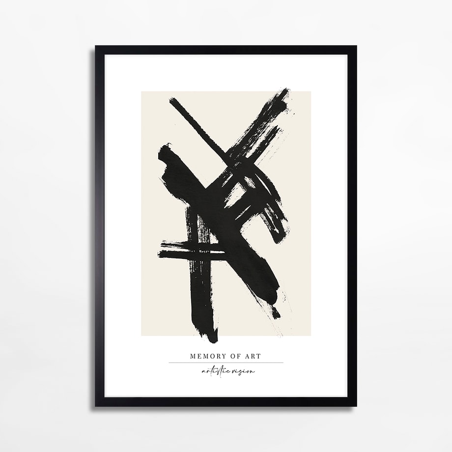 Obraz BLACK ABSTRACT II 50x70 cm - 1