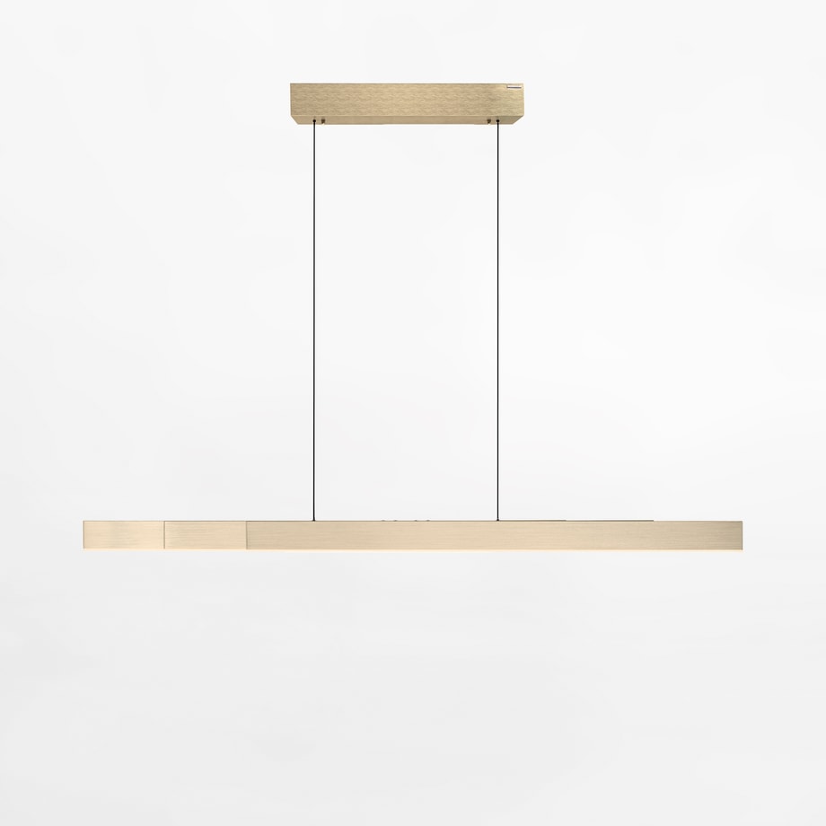 Lampa wisząca LED rozsuwana szczotkowana stal PURE MOTO RISE - 1