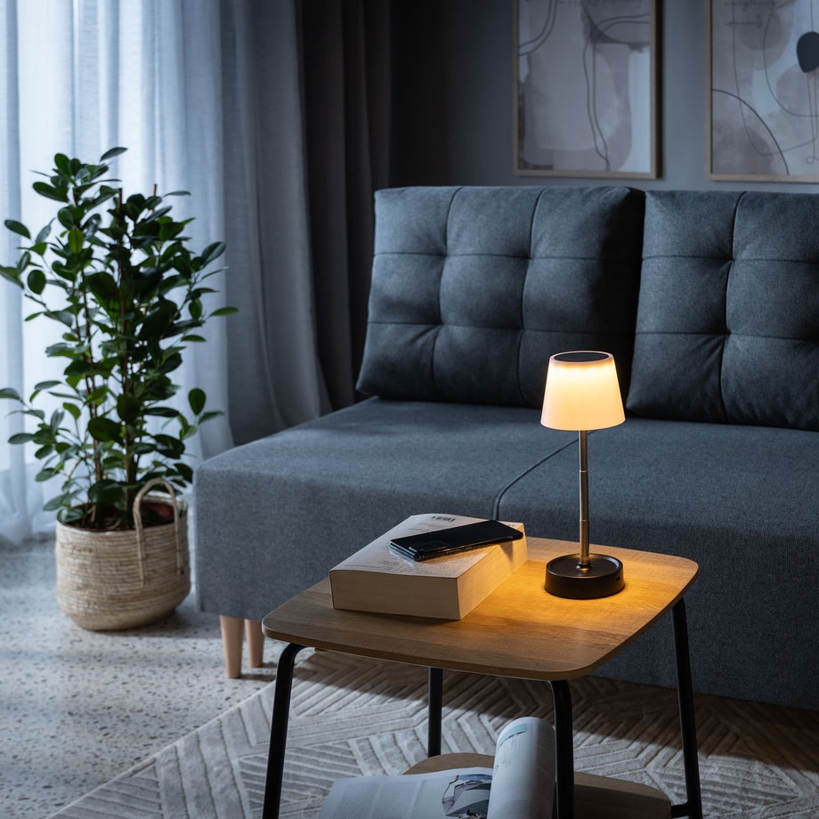 Lampa stołowa LED regulowana wysokość ładowanie USB - 4