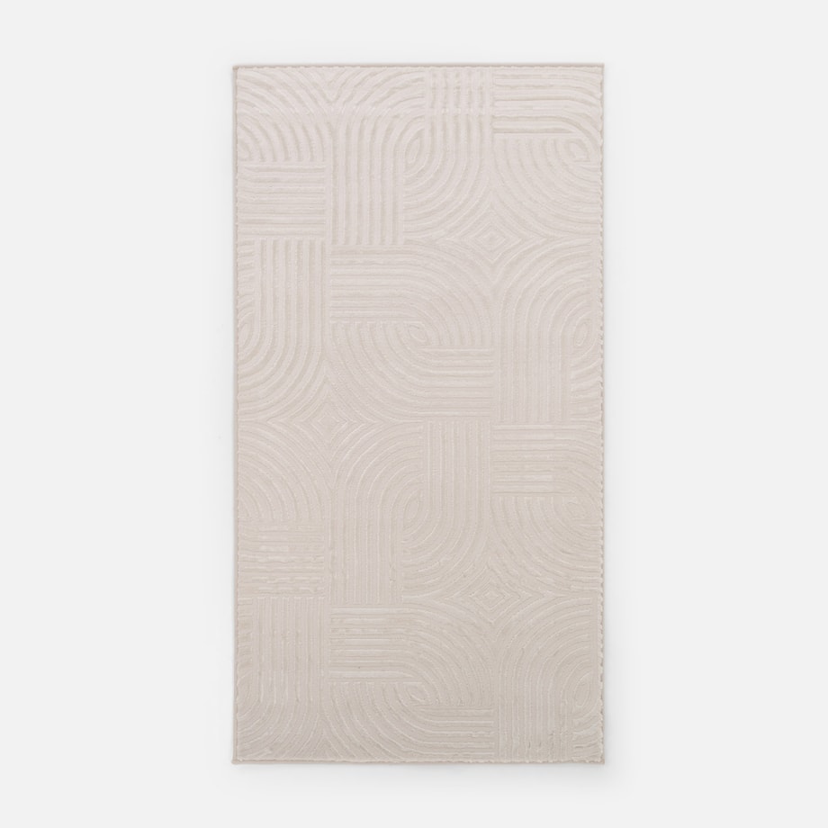 Dywan nowoczesny kremowy SAHARA 80x150 cm - 1