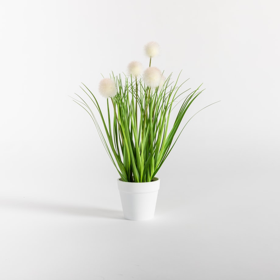 Sztuczna trawa ozdobna w doniczce 35 cm - 1