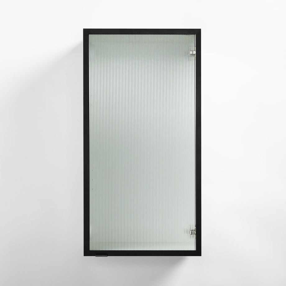 Front przeszklony ALFRAME 40x76,5 cm czarny - 1