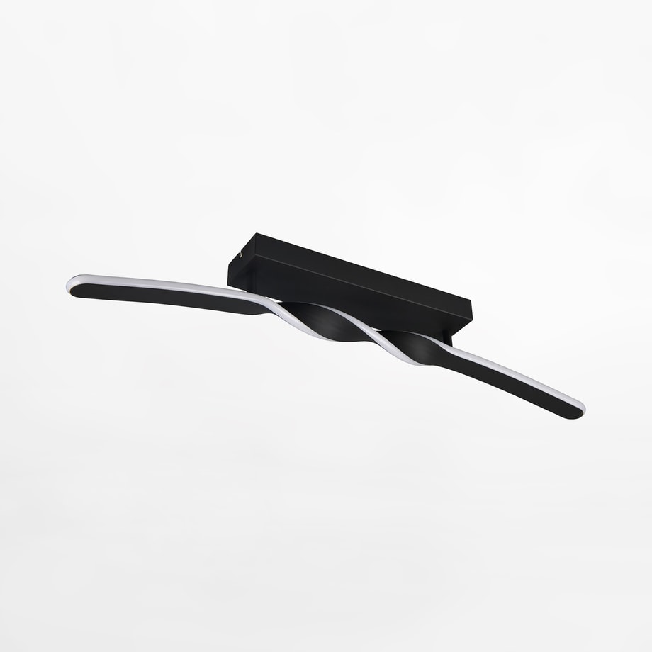Lampa sufitowa LED czarna GINKO - 1