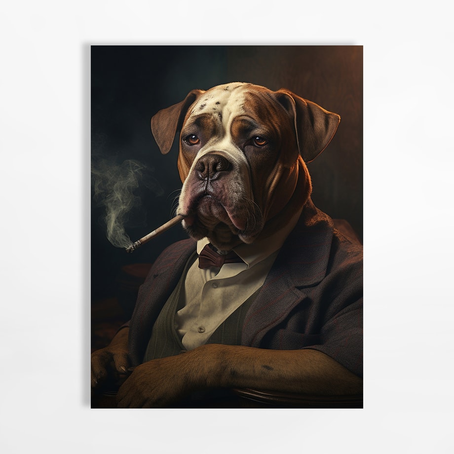 Obraz na płótnie BUSINESSDOG II 30x40 cm - 1