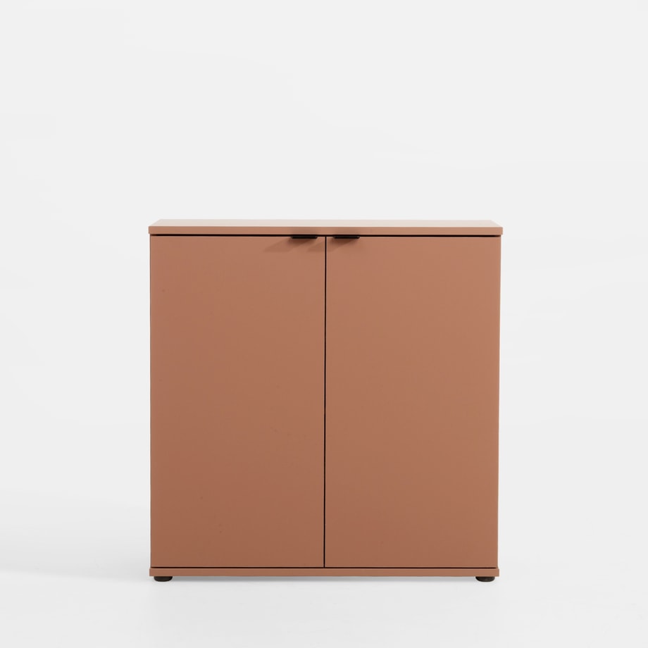 Komoda 2-drzwiowa GANYMEDE terracotta - 1