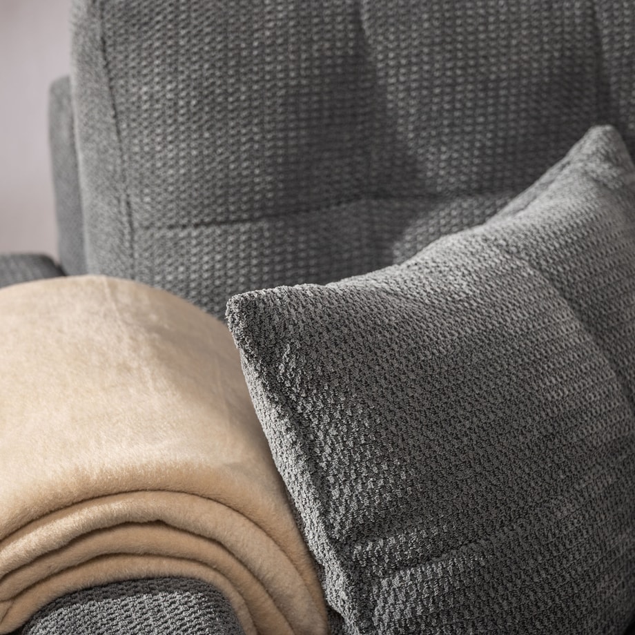 Sofa rozkładana szara AURA - 3