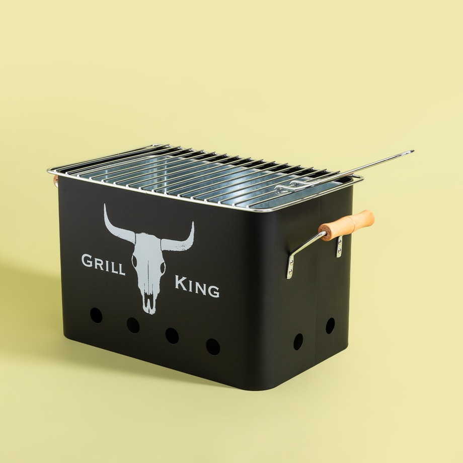 Grill turystyczny BBQ 32x20 cm - 2