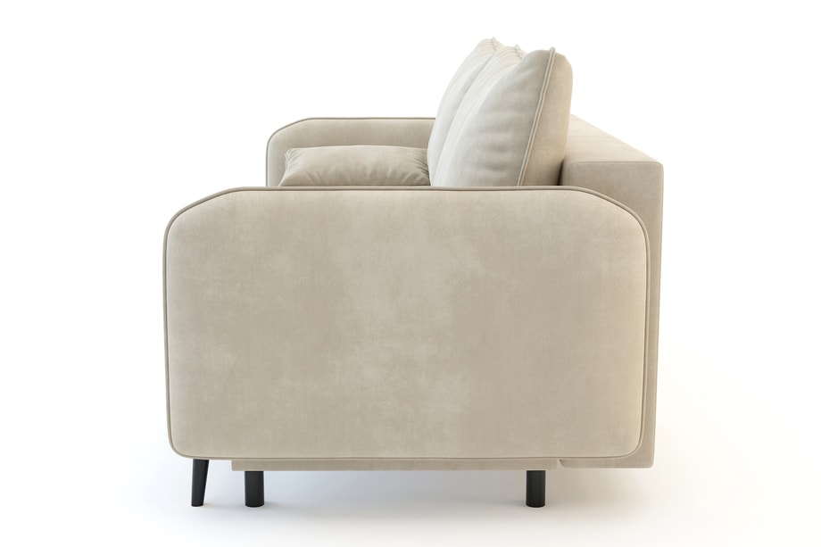 Sofa beżowa VAMOS nóżki czarne - 3