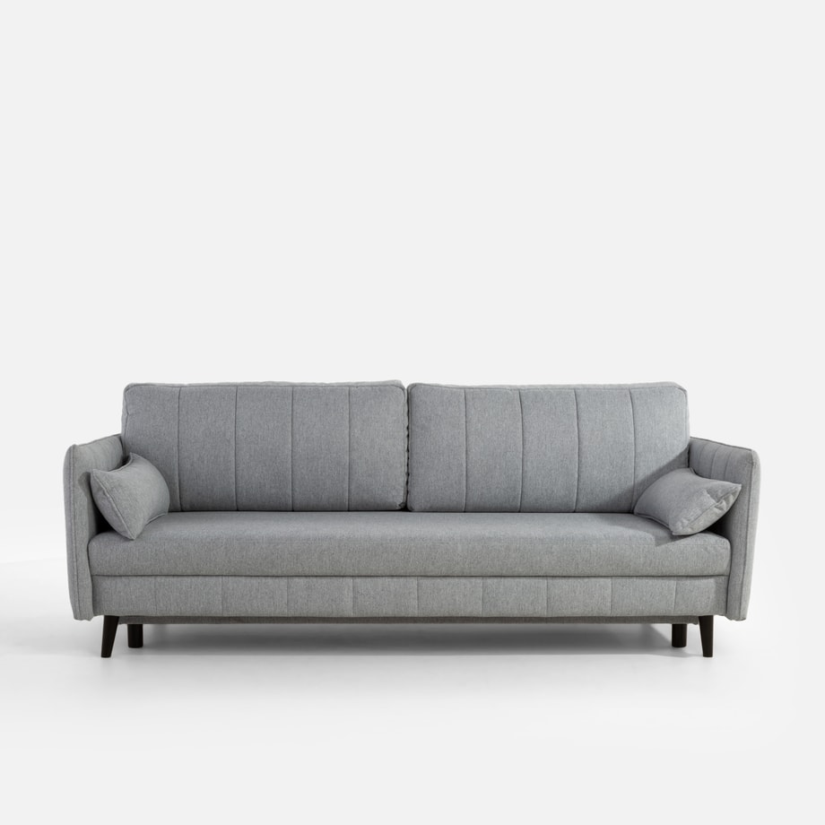 Sofa rozkładana szara VANNES BIS - 1