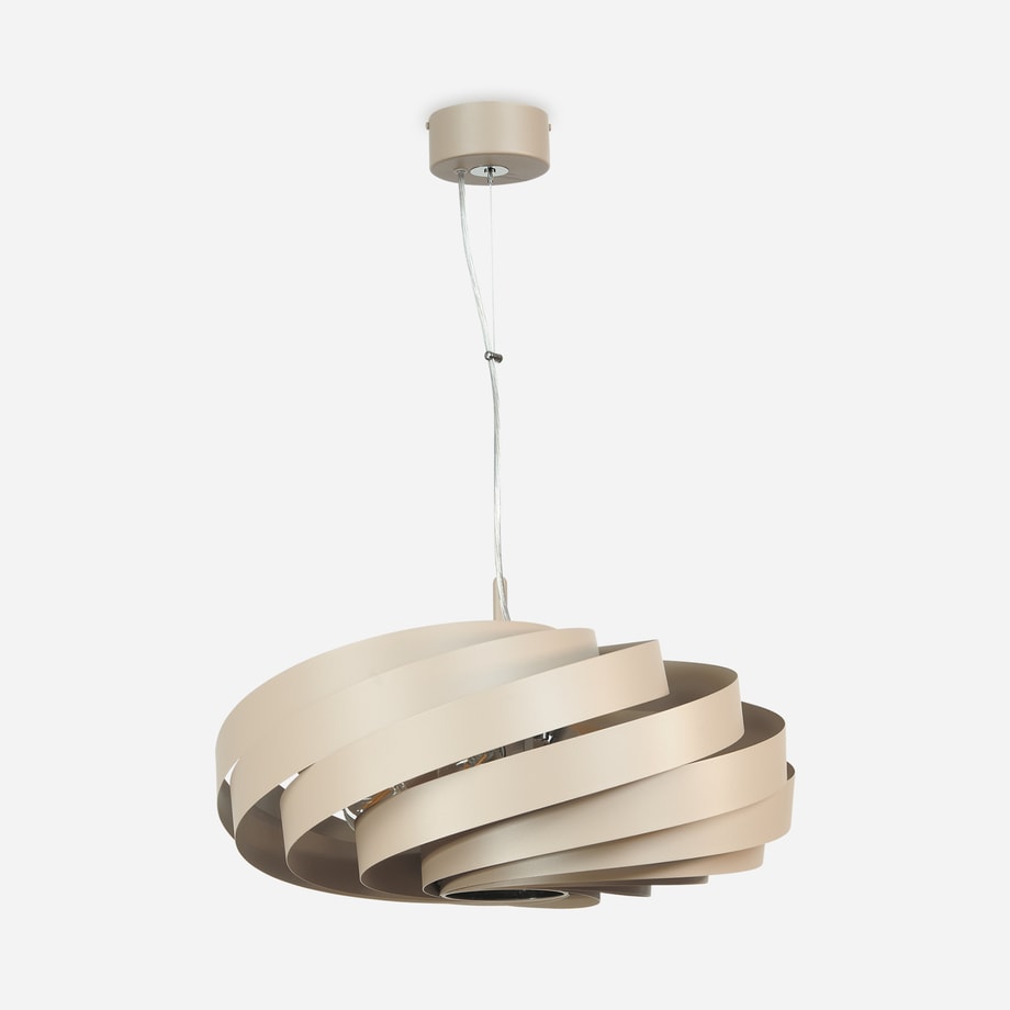 Lampa wisząca szaro-beżowa VENTO - 1