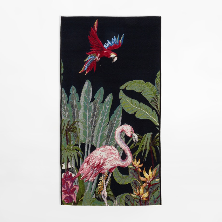 Dywan z flamingiem JUNGLE, 80x160 cm - 1
