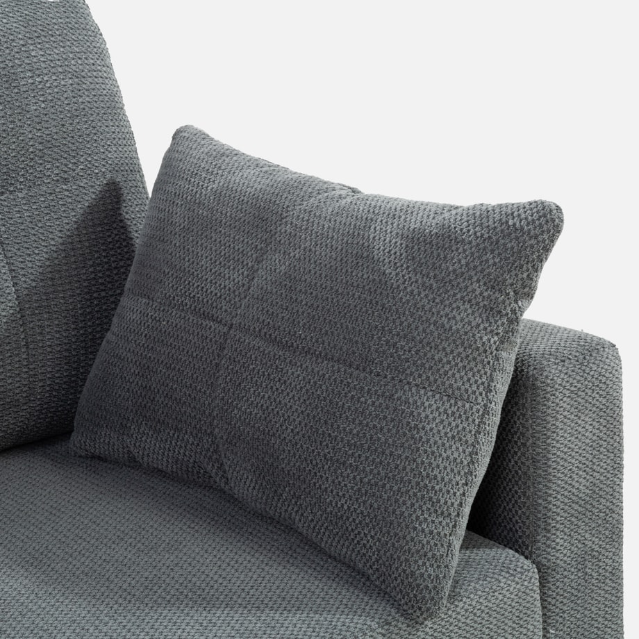 Sofa rozkładana szara AURA - 11