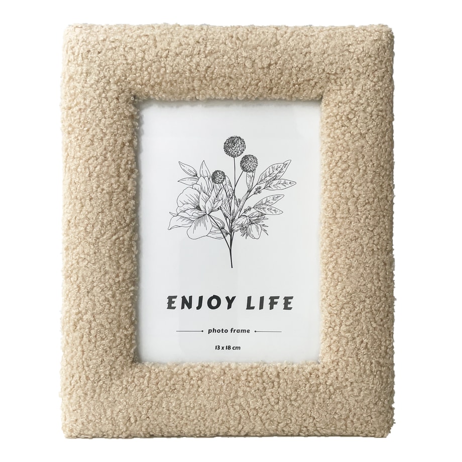 Ramka boho na zdjęcia 13x18 cm beżowa - 1
