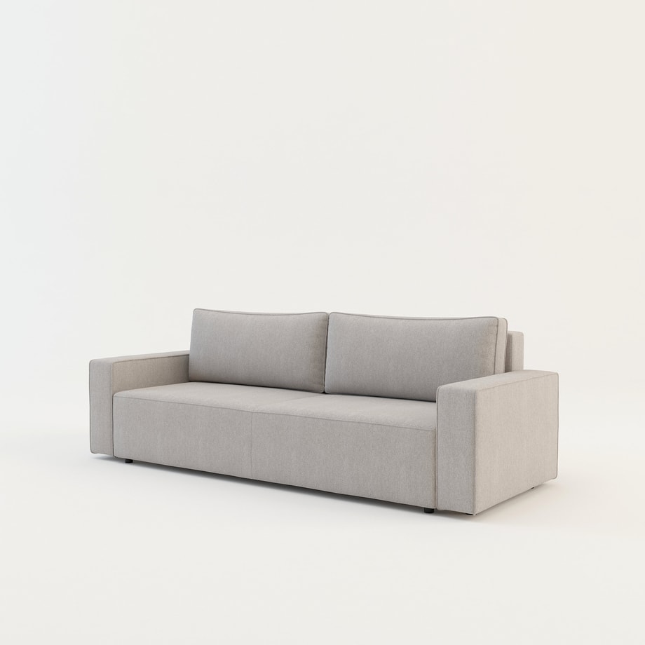 Sofa 3-osobowa rozkładana SPARK popielata - 3