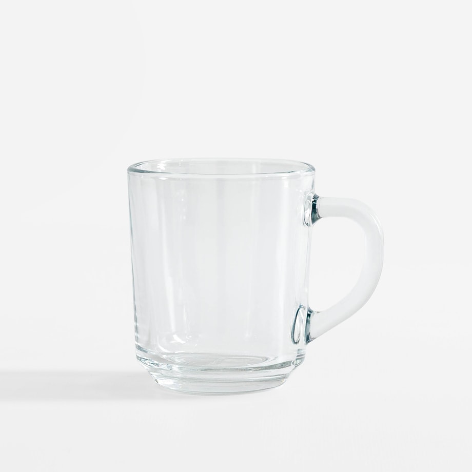 Kubek przeźroczysty z uchem STANDARD 250 ml - 1