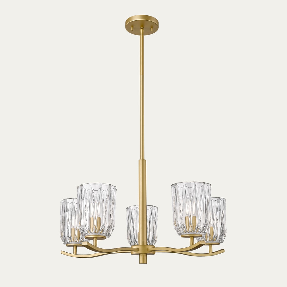Lampa wisząca żyrandol złota TAZZA - 1