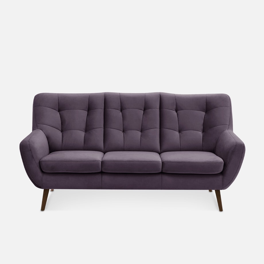Sofa fioletowa SCANDI 187 cm - 1