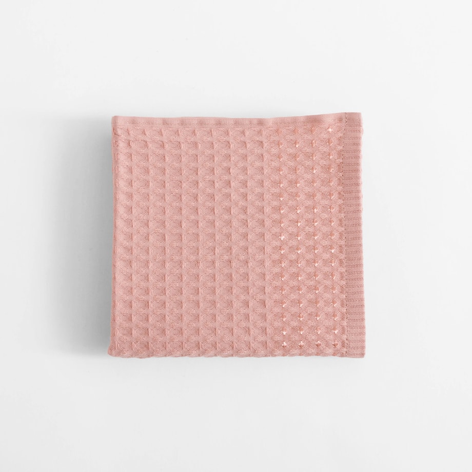 Ręcznik kuchenny różowy WAFEL 40x60 cm - 1