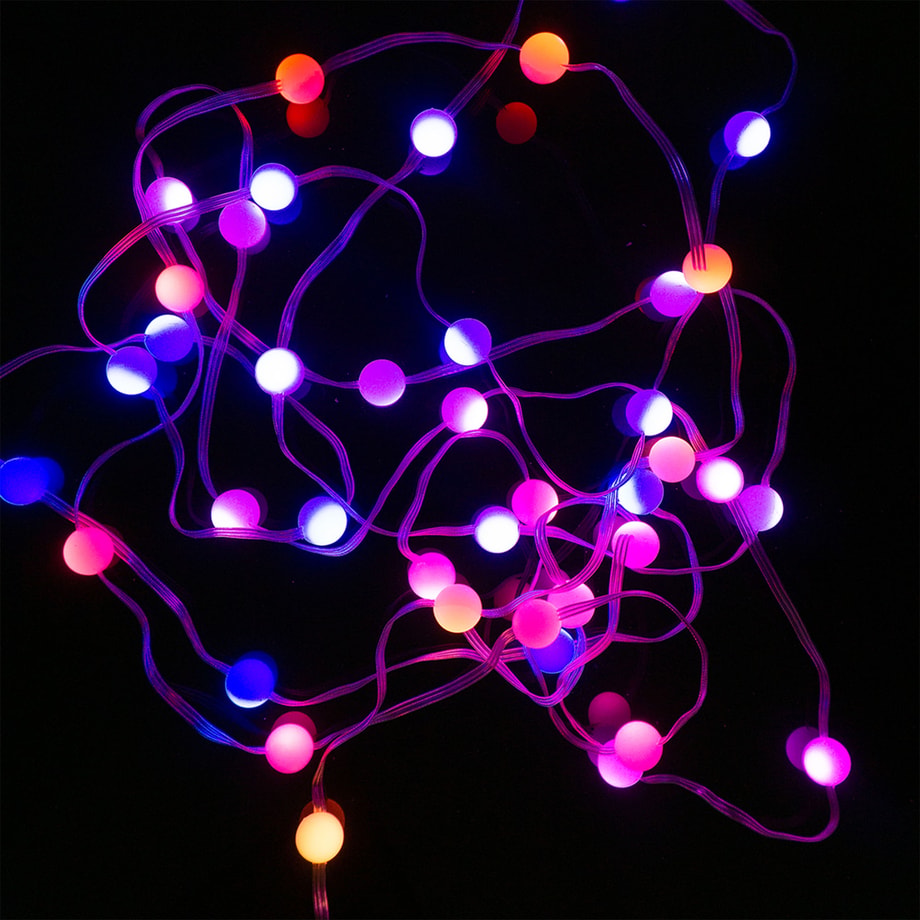 Girlanda LED RGB 50 diod MAGIC LAMPS PERŁA 5 m - 1