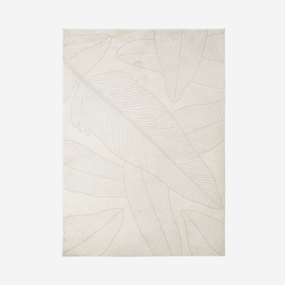 Dywan w liście LA PASSION, kremowy, 160x230 cm - 1