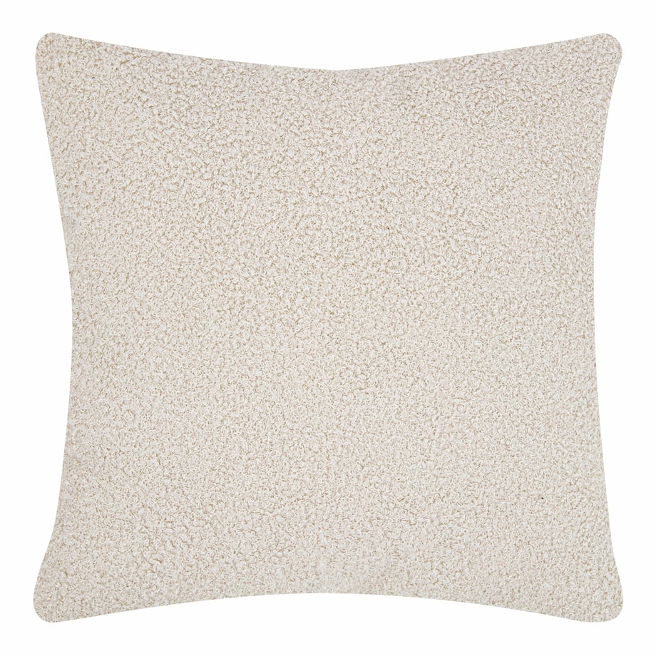 Poduszka dekoracyjna BOUCLE kremowa  45x45 cm - 1