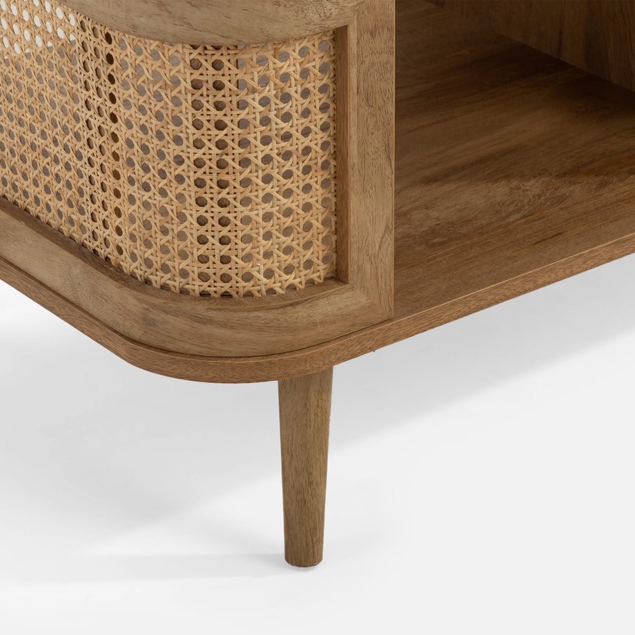 Ława z półkami boho FABLA - 9