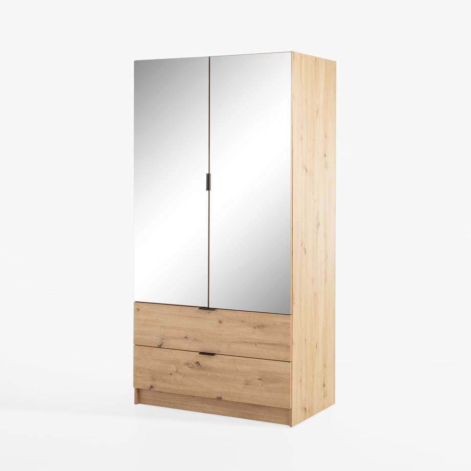 Szafa 2-drzwiowa z lustrem MAXI 100 cm - 1
