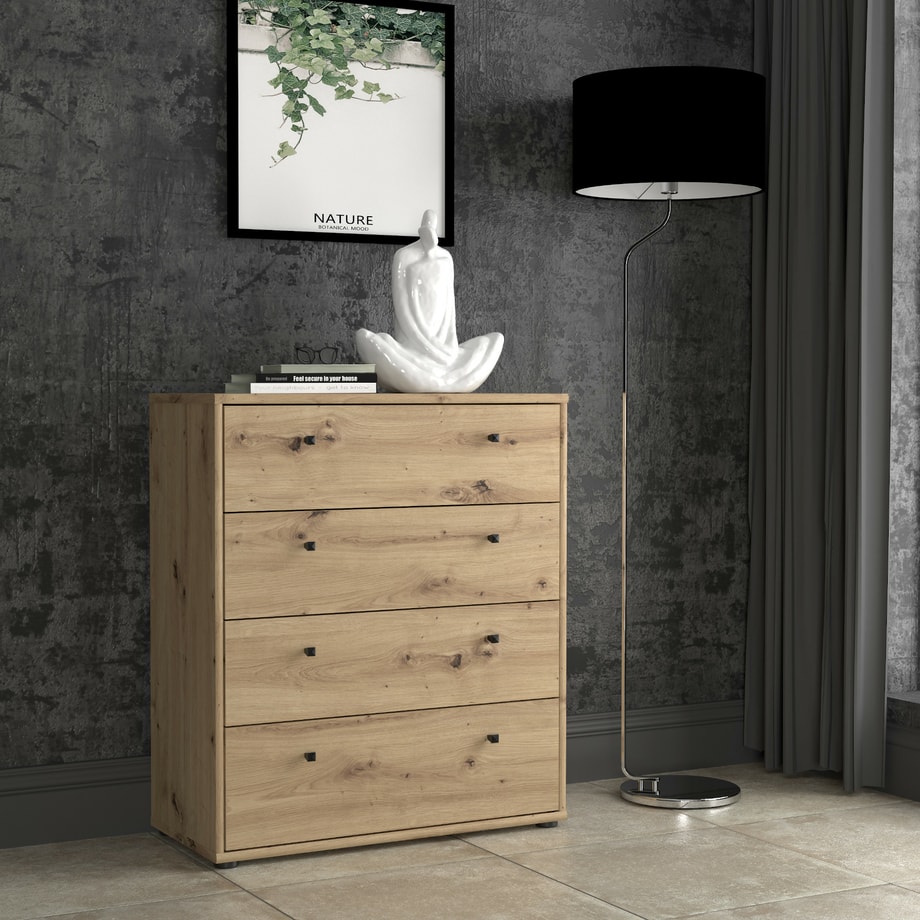 Komoda TEMPRA 2 4S dąb artisan - 2