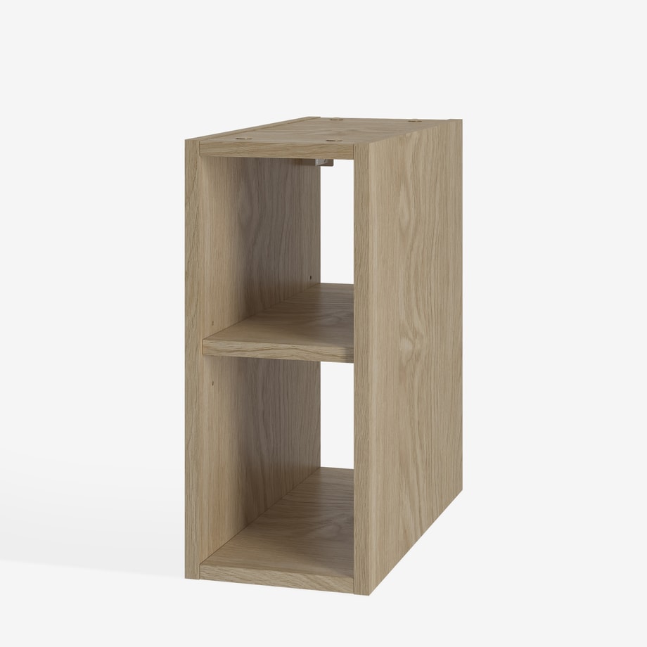Szafka łazienkowa wisząca dąb olejowany 20 cm - 1