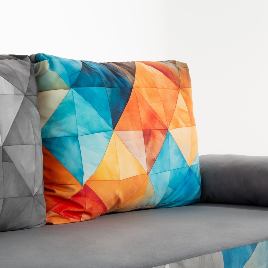 Sofa młodzieżowa z kolorowym nadrukiem FUN - 8