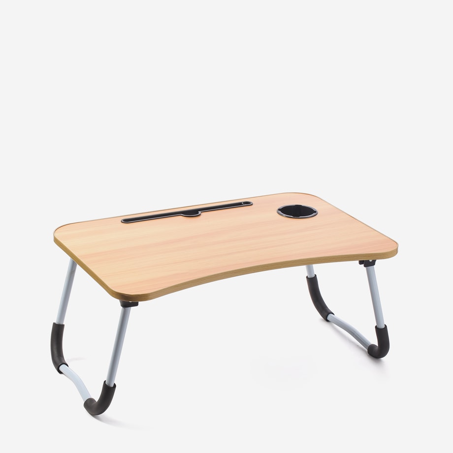 Stolik pod laptop składany brązowy 40x60x26 cm - 1