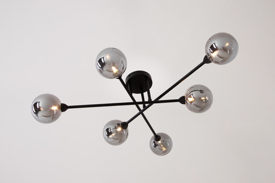 Lampa sufitowa kule czarna BASIS - 1