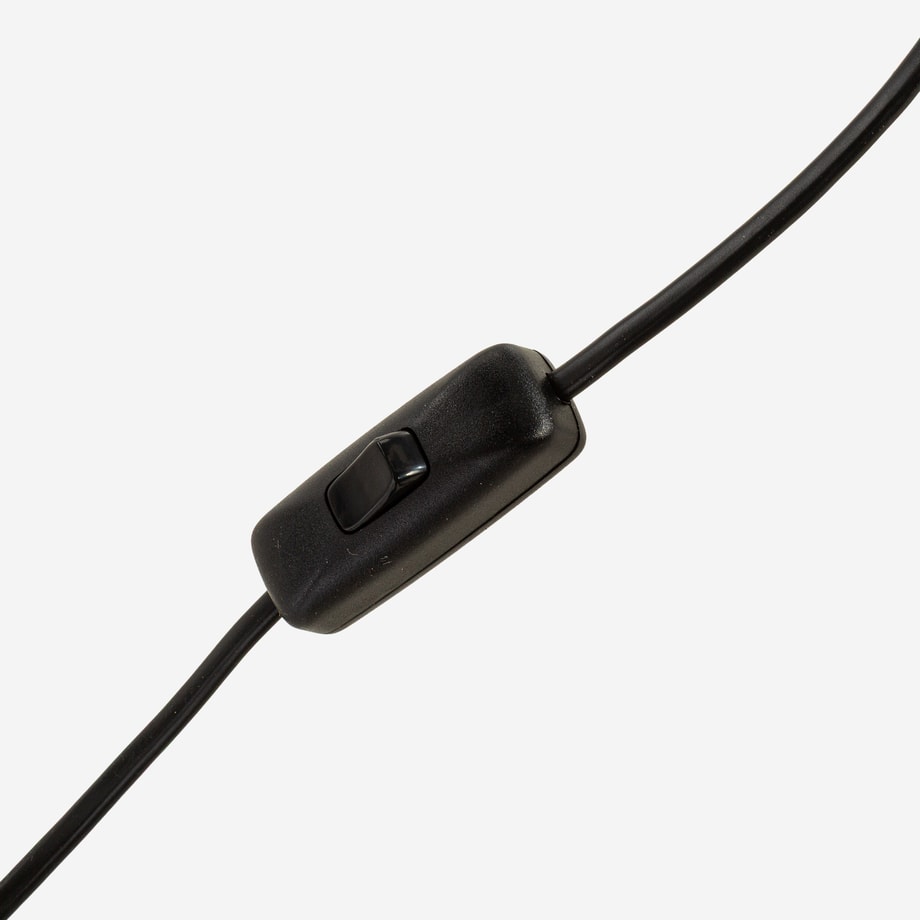 Lampa podłogowa trójnóg czarno-biała PIKO - 7