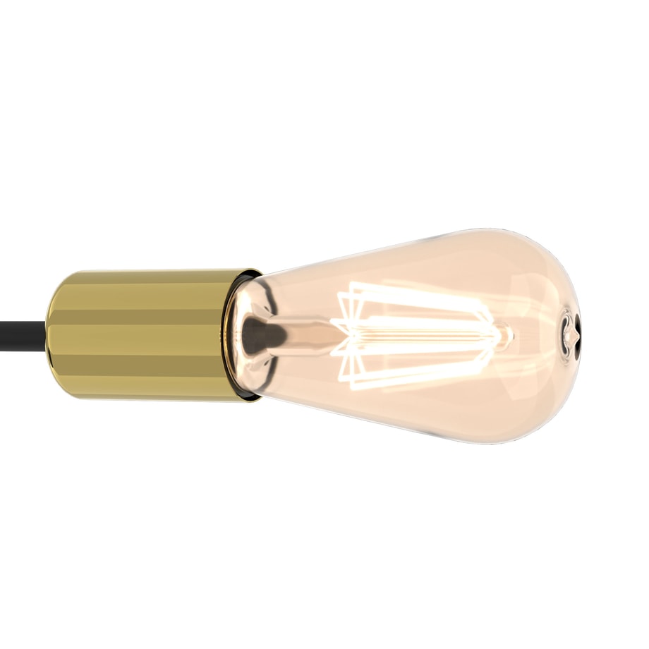 Lampa sufitowa loftowa czarno-złota FLAME - 5