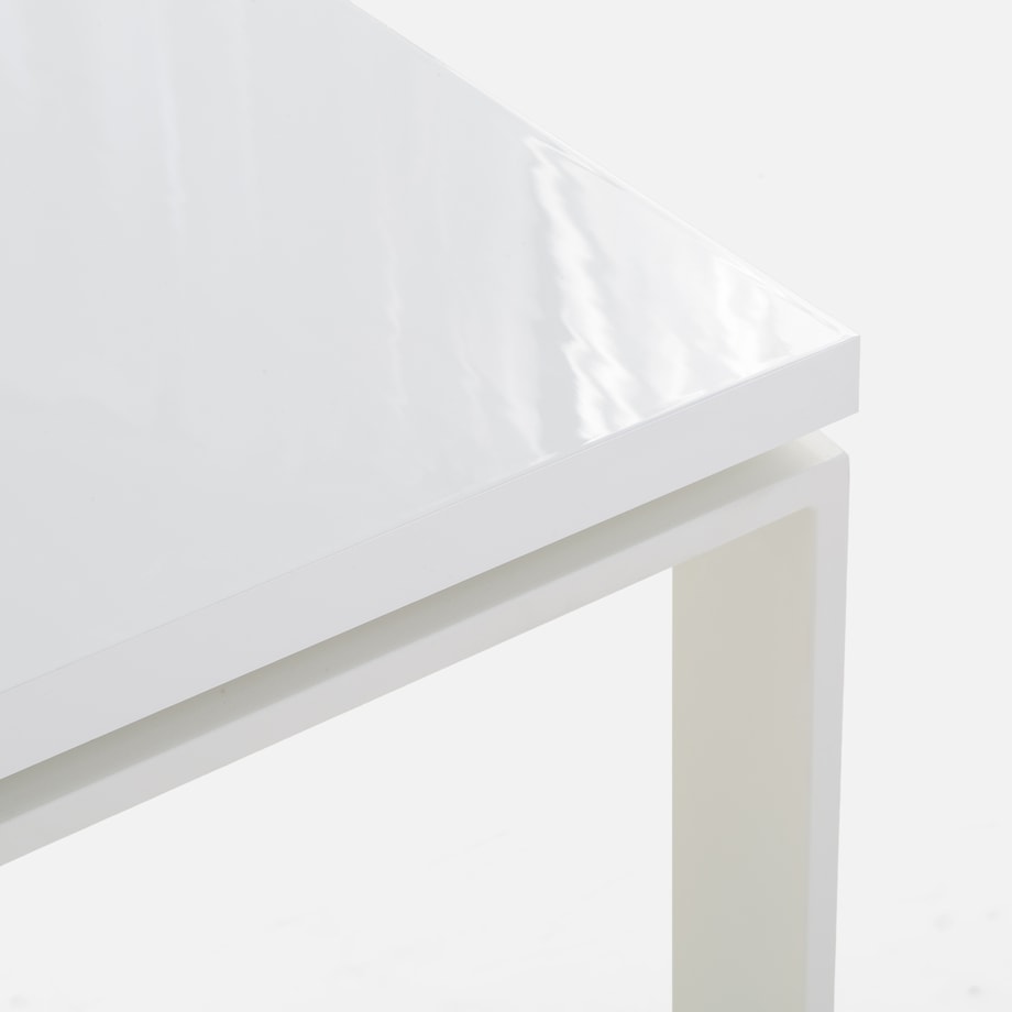 Biurko do gabinetu DISEGNO WHITE OFFICE biały połysk - 7