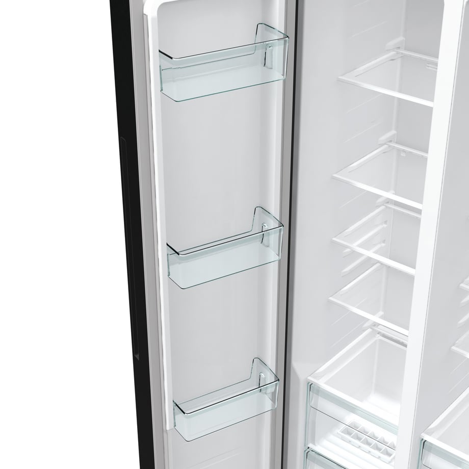 Lodówka Side by Side czarna GORENJE NRR9185EABXLWD - Agata