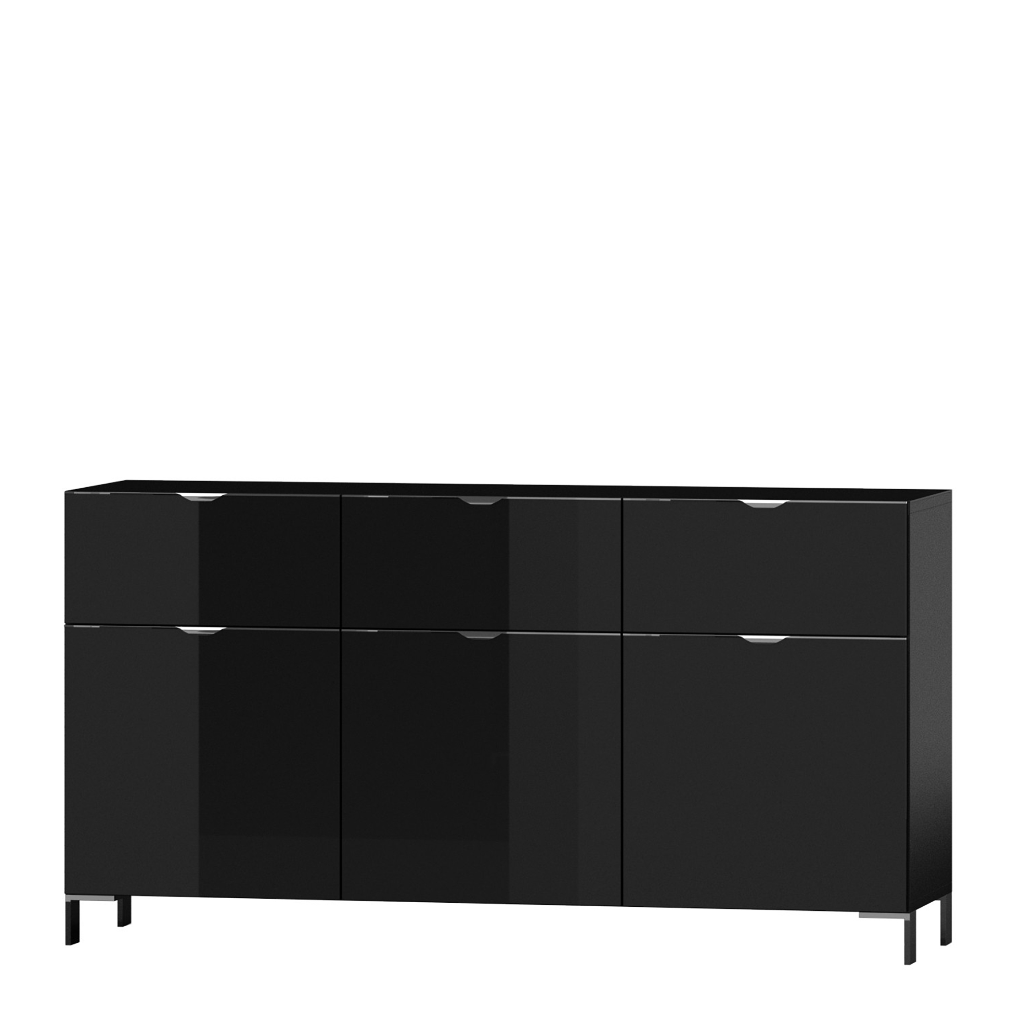 Komoda Czarna Brodway 3d3s