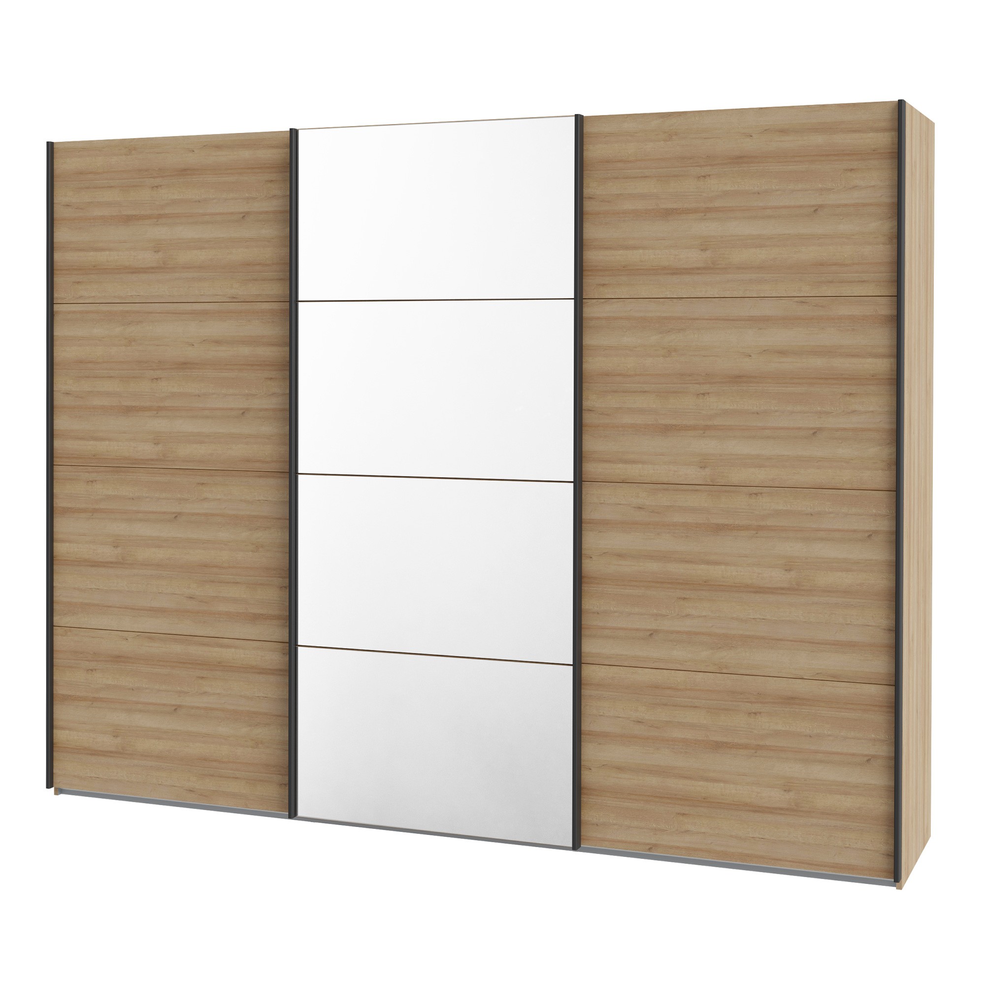 Szafa Przesuwna z Lustrem 3-drzwiowa High Rock