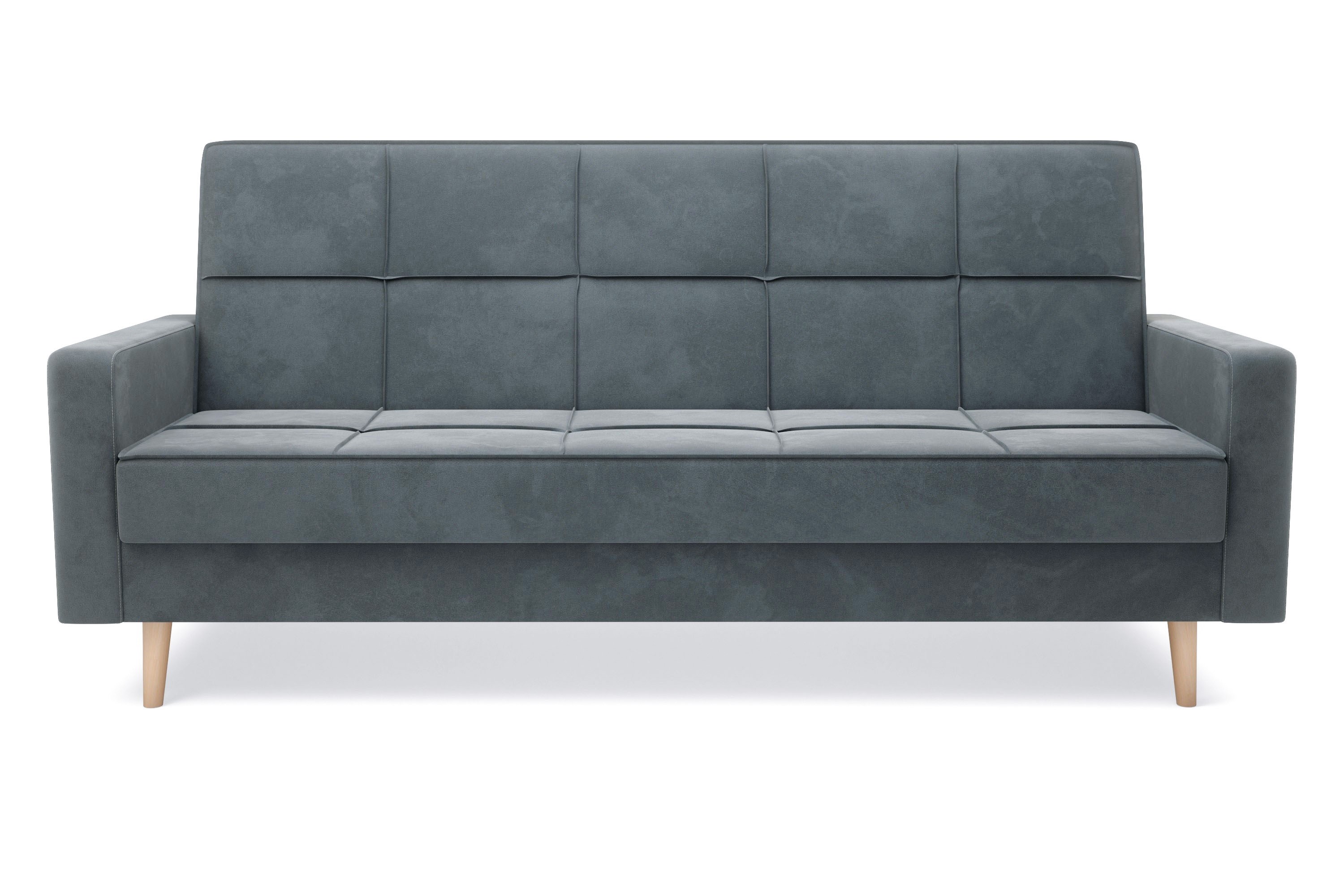 Wersalka welurowa szara PEAK NEW