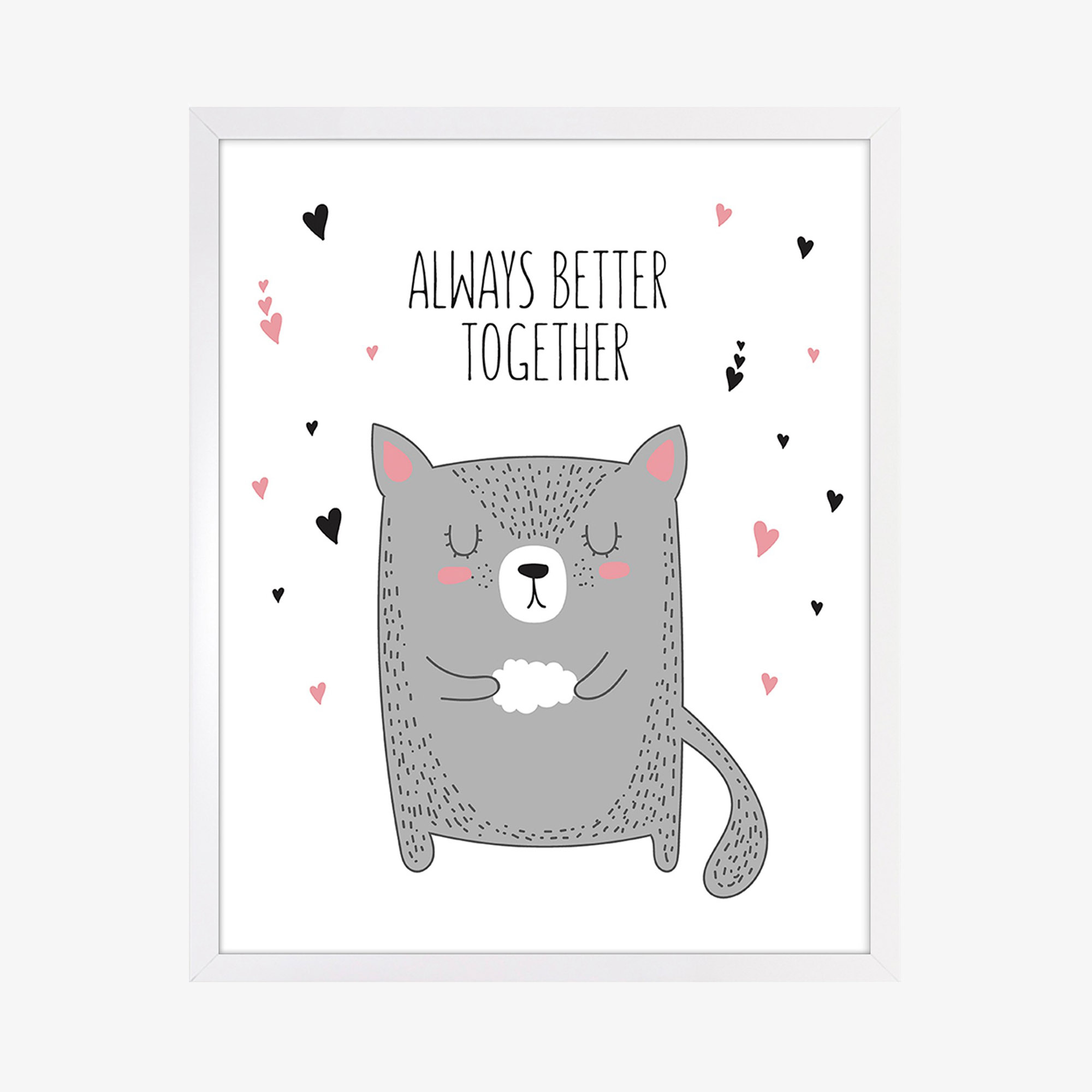 Obraz z Szarym Kotkiem Cat 40x50 cm