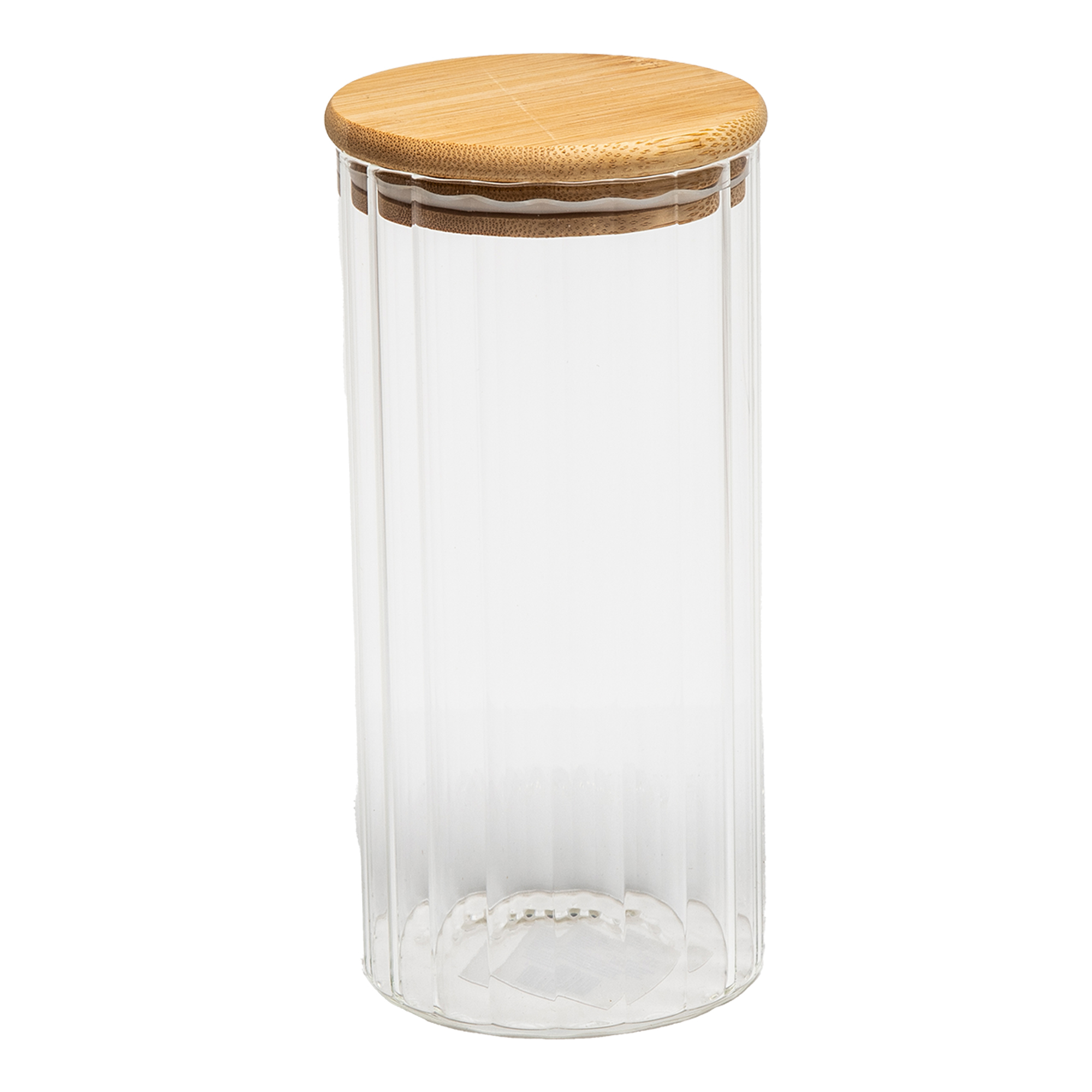Pojemnik Szklany z Bambusową Pokrywką 950 ml