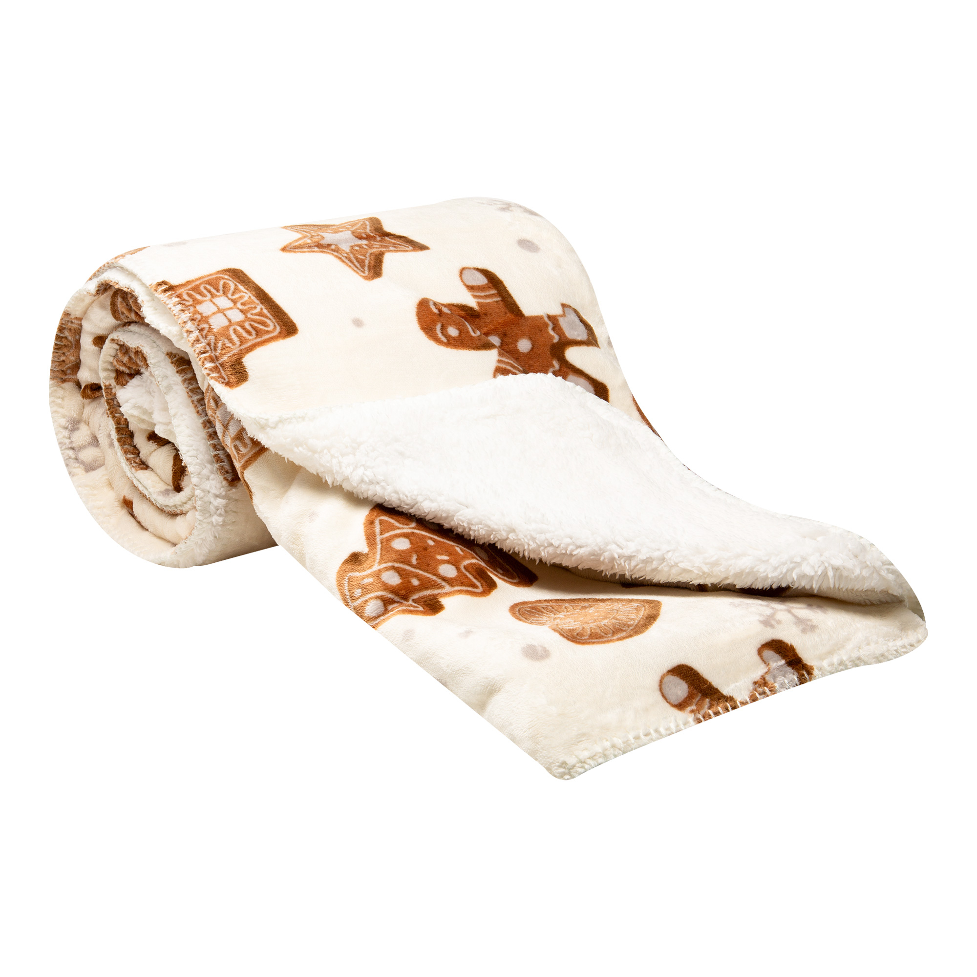 Koc Zimowy w Pierniki Sherpa 150x200 cm