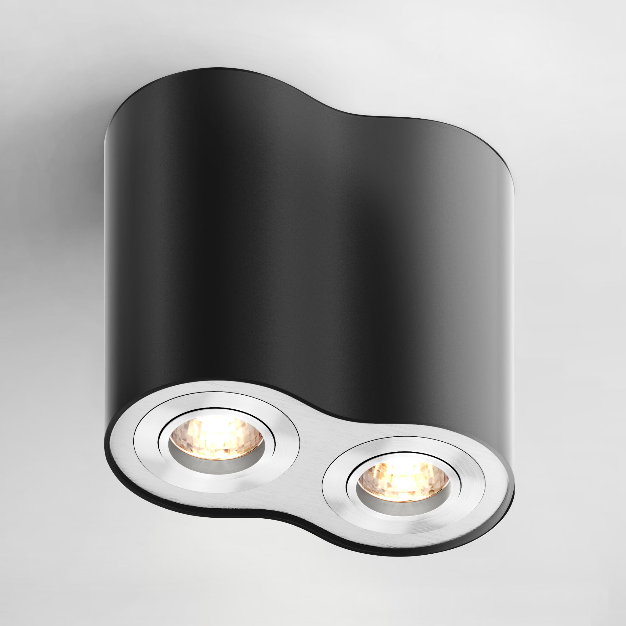 Reflektor Natynkowy 2-punktowy Czarny Rondoo SL 2