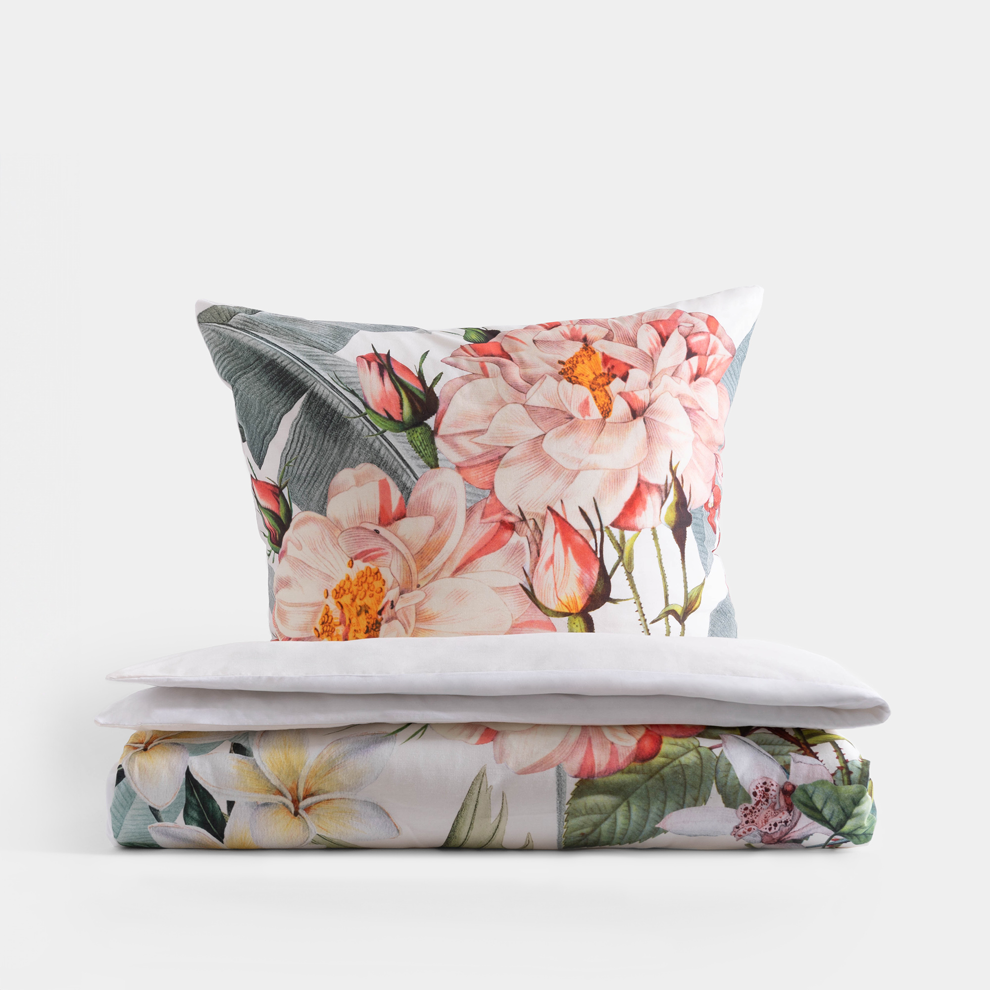 Pościel Bawełniana w Kwiaty Mirellecontra 220x200 cm