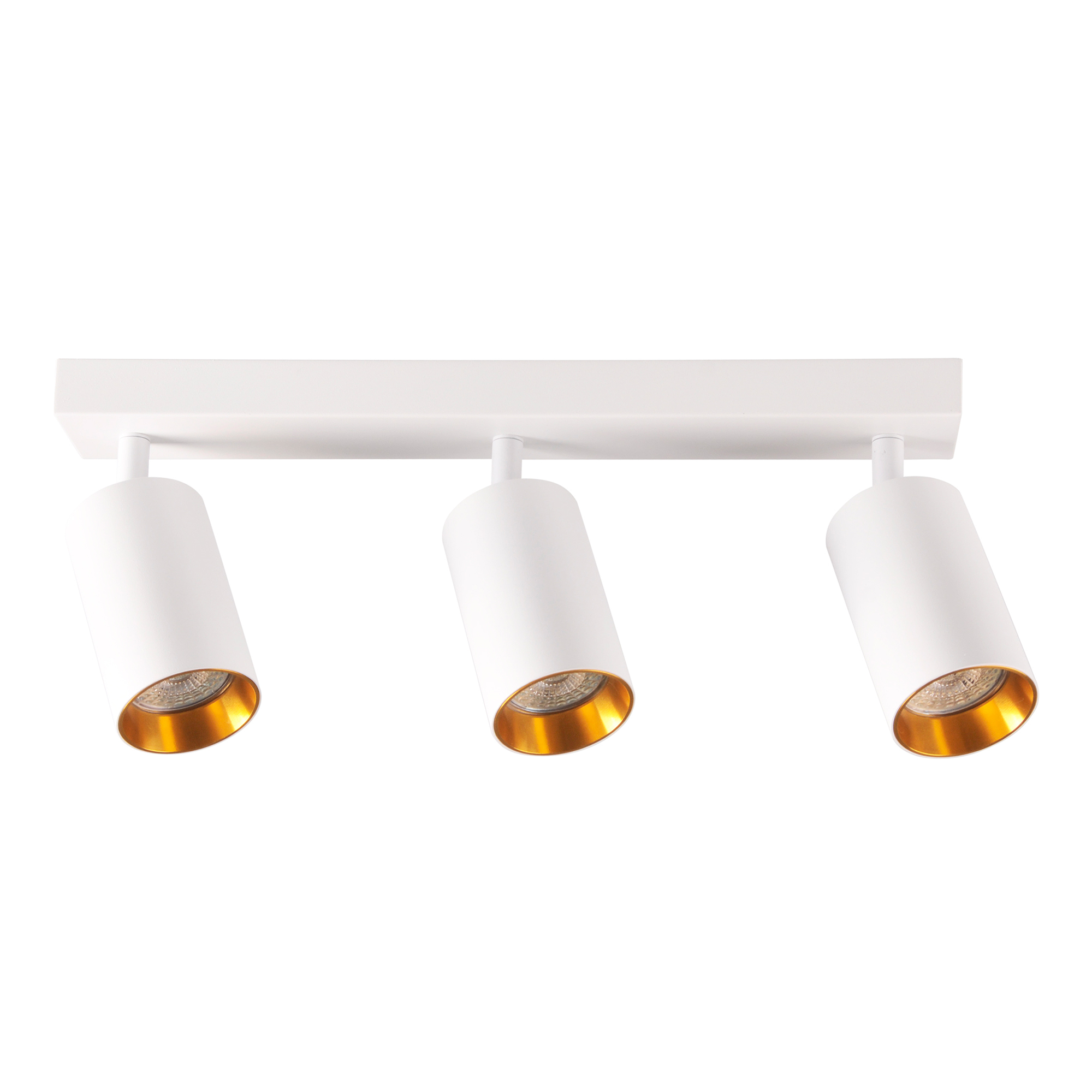 Listwa Reflektor 3-punktowy Biało-złoty Maribel Iii